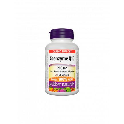 Coenzyme Q10 / Коензим Q10, 200 mg, 60 софтгел капсули