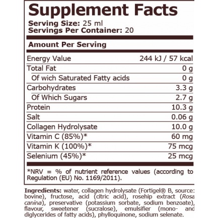 Pure Nutrition - Collagen Liquid - Cherry - 500 Ml