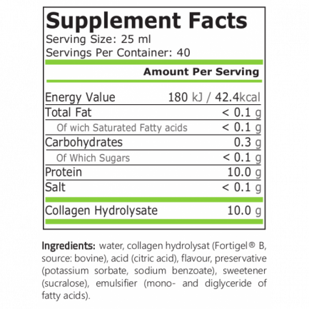 Pure Nutrition - Collagen Liquid - Wild Berries - 1000 Ml
