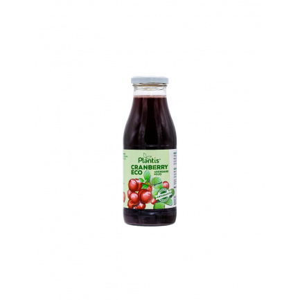100% сок от червени био боровинки – уринарно здраве - Cranberry Eco Plantis®, 500 ml