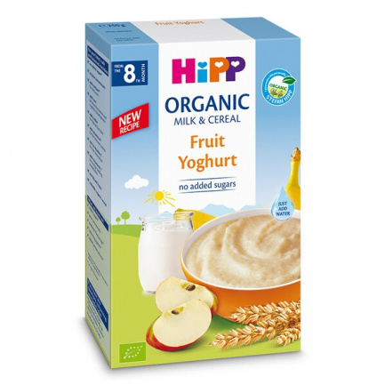 Hipp 3311 Био Млечна каша плодове с йогурт 250 гр.