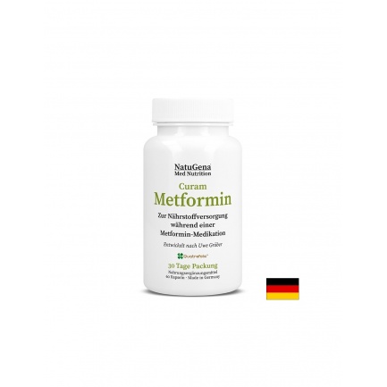 CuramMetformin (витамини и минерали в подкрепа на кръвната захар) x 60 капсули