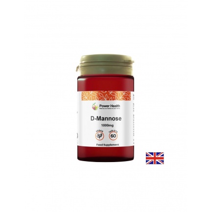 D-Маноза – При цистит и дискомфорт в пикочните пътища, 1000 mg, 60 таблетки