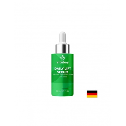 Дневен антиейдж серум за лице с пептиди, 50 ml