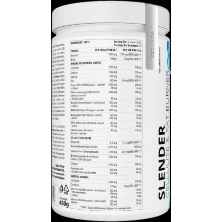 Slender / Cellulite & Fat Burner / Ultimate Matrix