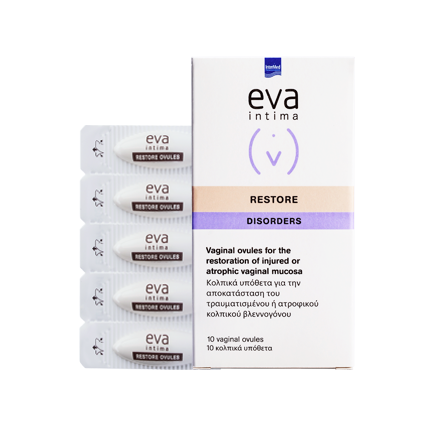 Eva Intima Restore Вагинални овули за възстановяване на увредена или атрофична вагинална лигавица х10 броя