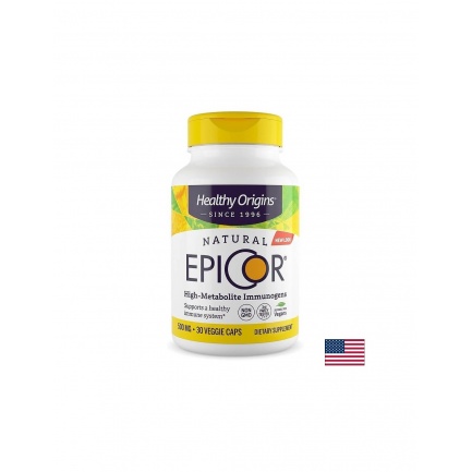 Healthy Origins Ферментирали дрожди EpiCor® – Имунитет и здравословна чревна флора, 500 mg, 30 капсули