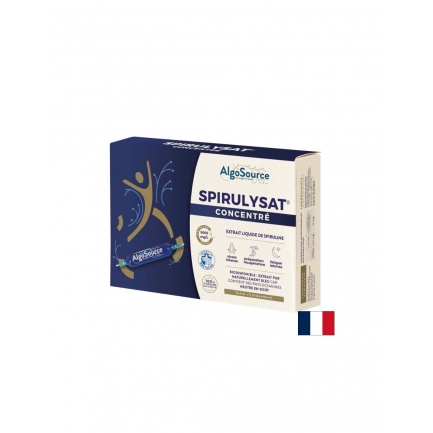 Фикоцианин концентрат от спирулина - Spirulisat® – жизненост и сила, 20 ампули x 10 ml AlgoSource