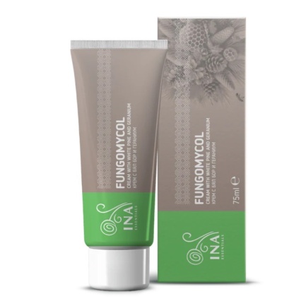 Ina Essentials Fungomycol Крем 2 в 1 за Грижа за ноктите и суха и напукана кожа 75 ml