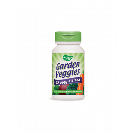 Зеленчуков антиоксидант Garden Veggies - Силен имунитет и клетъчно здраве, 60 капсули Nature’s Way