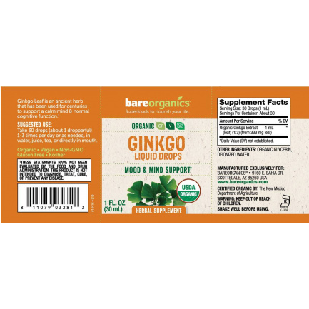 Ginkgo Liquid Drops