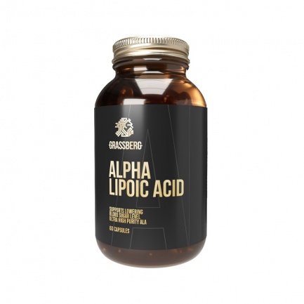 Grassberg Alpha Lipoic Acid 600mg - Алфа Липоева Киселина | 60 caps