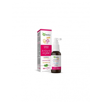 Грижа за костите - Витамини А + D3 + E + K2, 30 ml, орален спрей, 180 дози