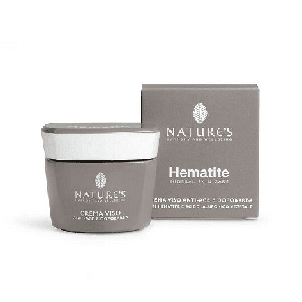 Hematite Antiage & Aftershave Face Cream - Анти-ейдж крем за лице и след бръснене Хематит, 50 мл