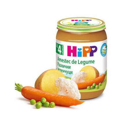 Hipp 4070 Био Пюре от различни зеленчуци 190 гр.