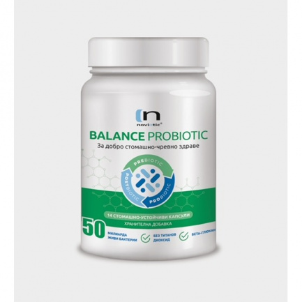 Noviotic Balance Пробиотик за добро стомашно чревно здраве х14 капсули
