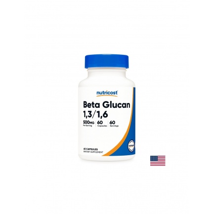 Имунитет - Бета глюкани 1.3/1.6, 500 mg x 60 капсули Nutricost