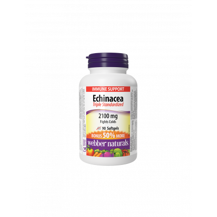 Имунитет - Ехинацея (тройно стандартизиран екстракт) 2100 mg, 90 софтгел капсули