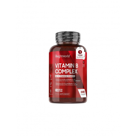 Имунитет и енергия - Витамин В-Комплекс + Витамин С, 365 таблетки - Vitamin B complex