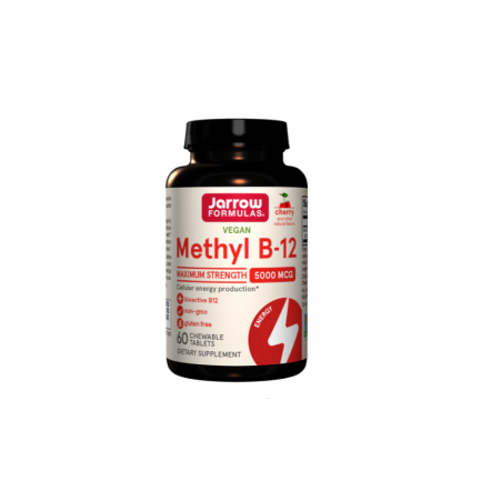 Jarrow Formulas Methyl B-12 5000 - Витамин B12 | 60 chew tabs