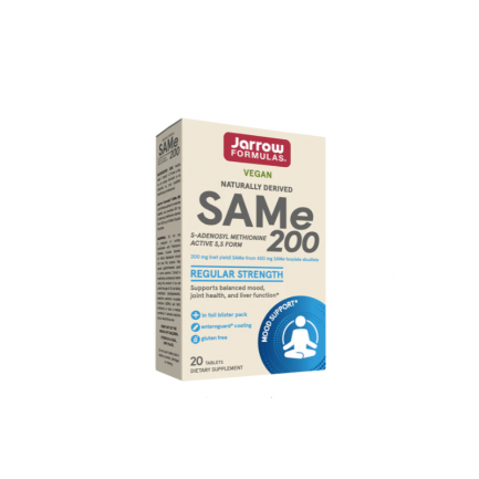 Jarrow Formulas SAMe 200mg - Формула за Успокоение | 20 tabs