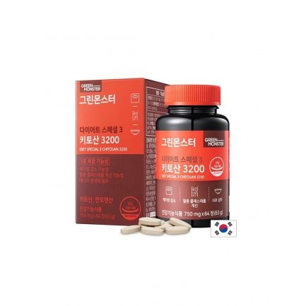 Green Monster Хитозан 3200 mg – Контрол на теглото, 84 таблетки