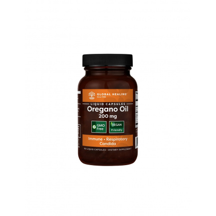 Храносмилателна, имунна и дихателна системи - Риган масло, 200 mg x 60 капсули