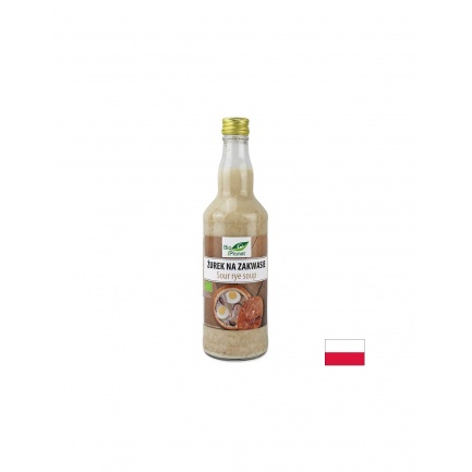 Кисела супа от ръж със закваска (непастьоризирана),БИО, 500 ml