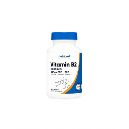 Клетъчна енергия и тонус - Витамин В2 (рибофлавин),100 mg х 120 капсули