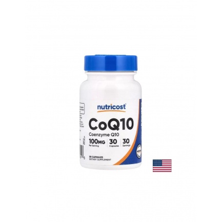 Коензим Q10 – Енергия и сърдечна подкрепа, 100 mg, 30 капсули