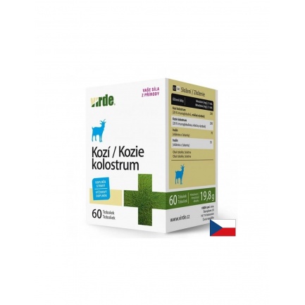Virde Коластра от козе мляко с инулин – За имунна защита и чревен баланс, 200 mg, 60 капсули