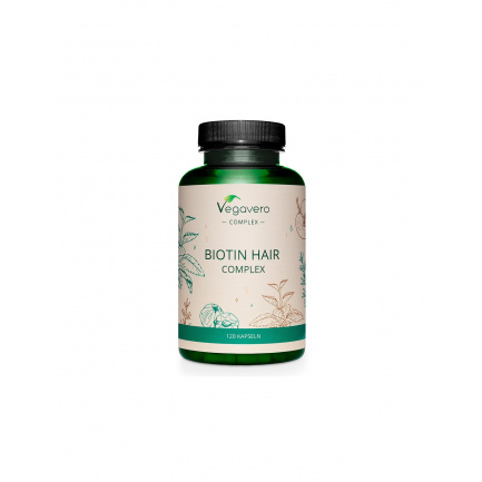 Комплексна грижа за косата - Biotin Hair Complex, 120 капсули