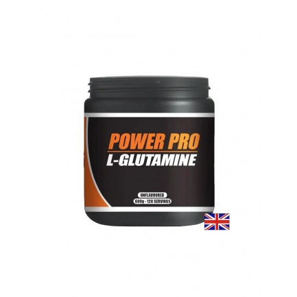 L-Глутамин Power Pro – Мускулно възстановяване и имунна подкрепа, 5000 mg, 600 g прах, 120 дози