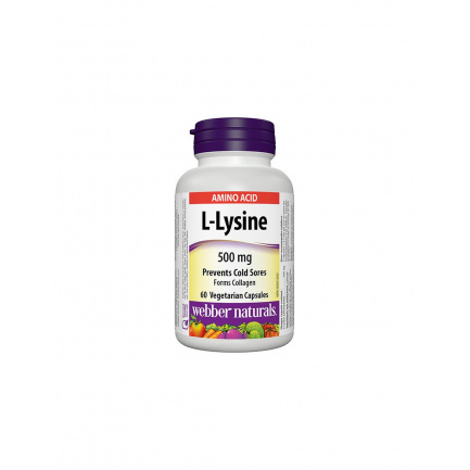 L-Lysine 500 mg - Л-лизин – Имунна система, 60 капсули