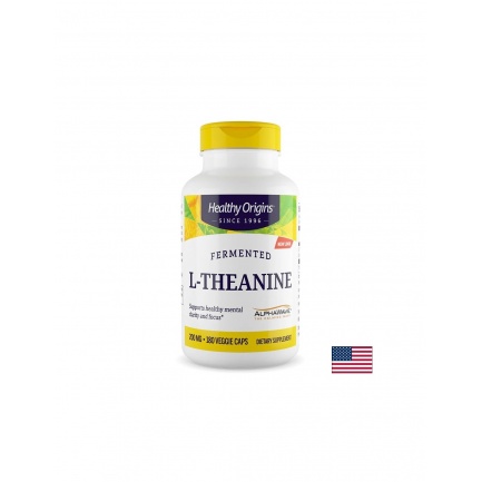 L-Теанин – Спокойствие и ментален фокус, 100 mg, 180 капсули