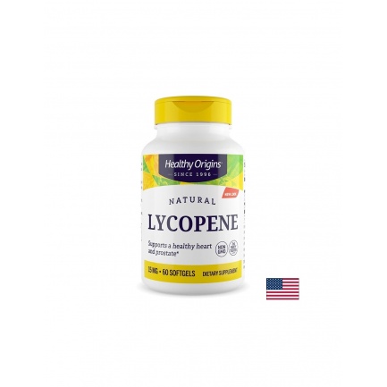 Healthy Origins Ликопен – За здрава простата и сърдечно здраве, 15 mg, 60 капсули