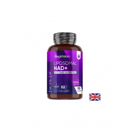 Липозомен NAD+ 250 mg с транс-ресвератрол 100 mg Анти-ейджинг и клетъчна енергия 90 капсули
