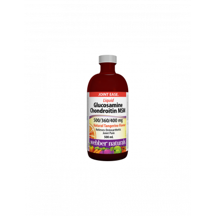 Liquid Glucosamine Chondroitin MSM – Течен глюкозамин, хондроитин и МСМ, 500 ml, с вкус на портокал и мандарина