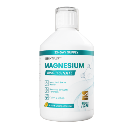 Swedish Essentials Течен Магнезий 375 mg Бисглицинат (50/33 дози) 500 ml