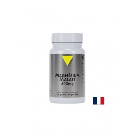 Магнезий (малат) 500 mg – Енергия, мускули и сърдечна функция, 60 капсули