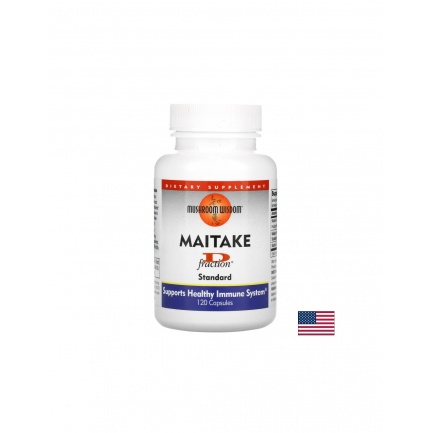 Maitake D-fraction® Standard / Майтаке D-фракция стандарт, 120 капсули Natural Factors