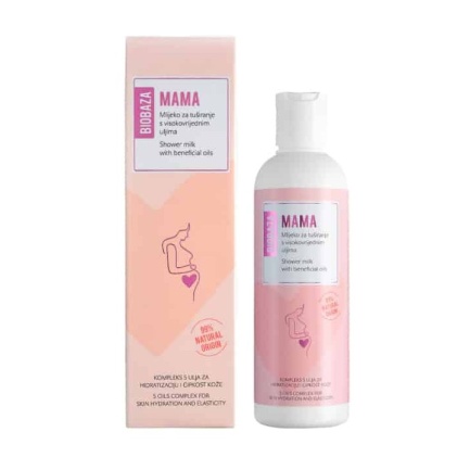 BIOBAZA MAMA Душ мляко за бременни 200 ml