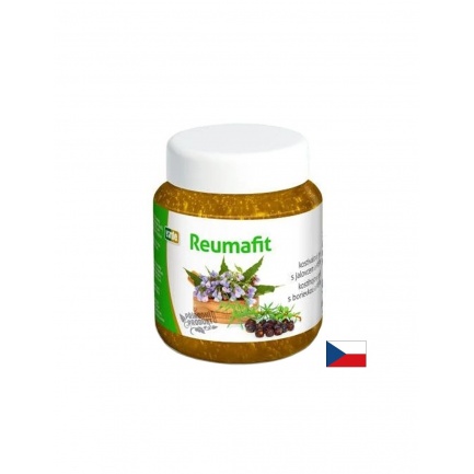 Масажен гел с МСМ, хвойна и черен оман – За стави и мускули, Reumafit, 350 g