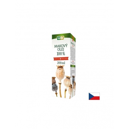 Virde Масло от маково семе – За нормален холестерол и сърдечно здраве, 200 ml