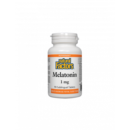 Melatonin/ Мелатонин 1 mg x 90 сублингвални таблетки Natural Factors