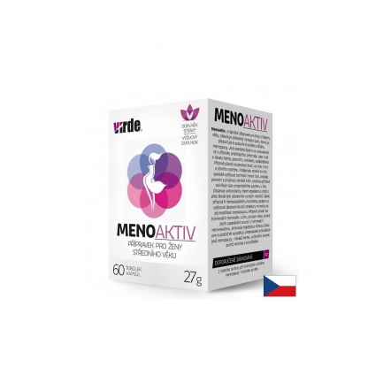 MenoAktiv с червена детелина 300 mg, китайска ангелика 234 mg и салвия 150 mg – При менопауза, 60 капсули