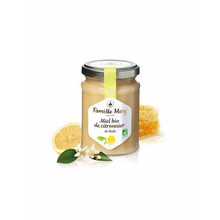 Био пчелен мед от лимоново дърво - Miel bio de citronnier de Sicile, 230 g
