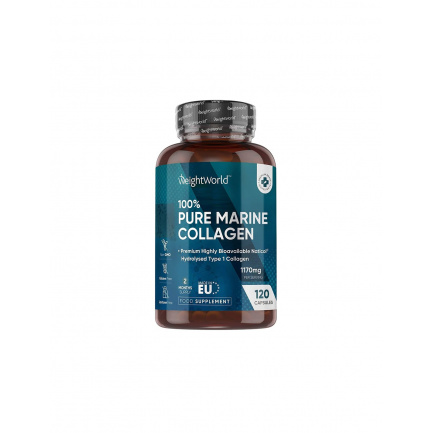 WeightWorld Млада кожа, здрави стави - Морски колаген (тип I),120 капсули Weight Worl