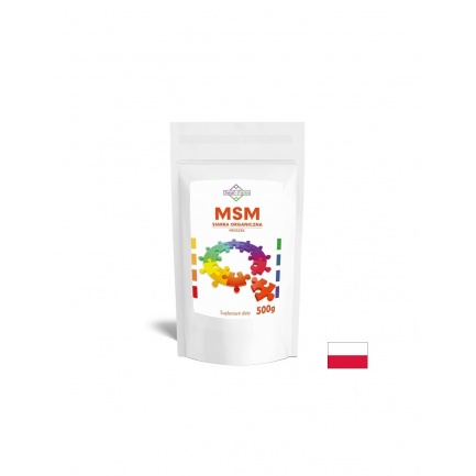 МСМ (метилсулфонилметан) – Здрави стави и еластични сухожилия, 1000 mg, 500 g прах