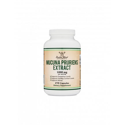 Mucuna pruriens extract/ Екстракт от мукуна, 210 капсули Double Wood